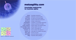 Desktop Screenshot of metaagility.com