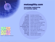 Tablet Screenshot of metaagility.com